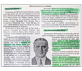 "Historias para ser contadas" <br>Juan Lujan Caputo
Vol. 21 año 2002 
