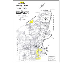 Mapa de Bragado 1928