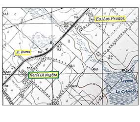 Plano topográfico 1956