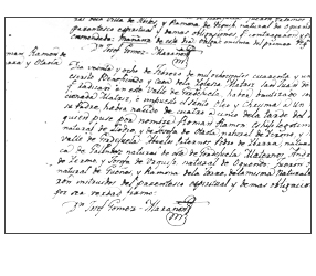 Acta de Bautismo de Román Ramón Ibarra Otaola del 28 de febrero de 1841