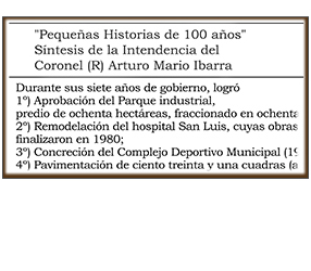 Por Gladys Issouribehere Pequeñas historias de 100 años