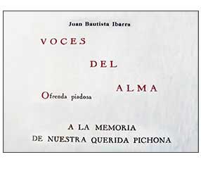 "Voces del Alma" 1936