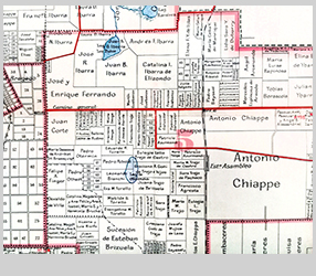 Plano Catastral del partido de Bragado 1923