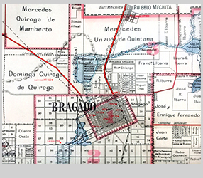 Plano Catastral del partido de Bragado 1923
