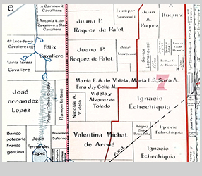 Plano Catastral del partido de Bragado 1923