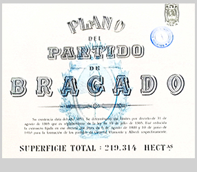 Plano Catastral del partido de Bragado 1923